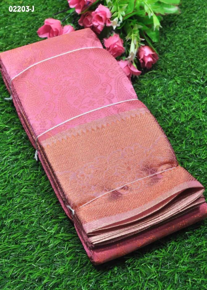 Trisha-02203-J  BabyPink Color Simply Lichi Silk Saree CM1158853 [LR2C]