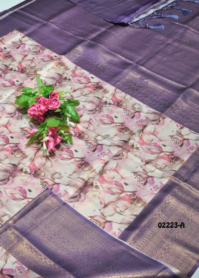 Soodhu Kavvum - 02223-A  LightPink Color Excellent Traditional Look Digital Print Soft Silk Saree CM1162664 (LR3D)