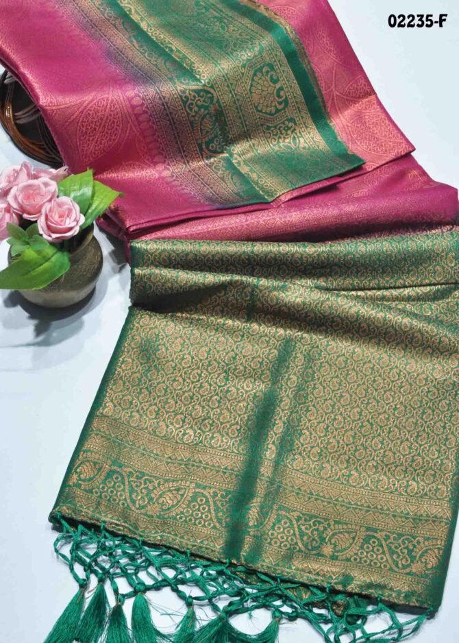 Navanisha-02235-F  HotPink Color Excellent Traditional Look Soft Silk Saree CM1158858 (LR6B)