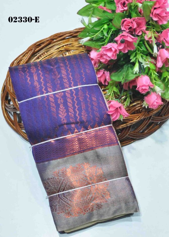 Sofiya-02330-E Violet Color Wonderful Lichi Silk Saree CM1145654 [LR6D]