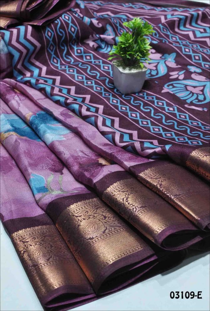 Alamelu - 03109-E  Heliotrope Pink Color Excellent Moss Chiffon Saree CM1175071 (RR7E)