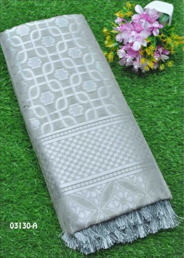 Atika - 03130-A  Grey Color Simply Banarasi Saree CM1173091 (RR10B)