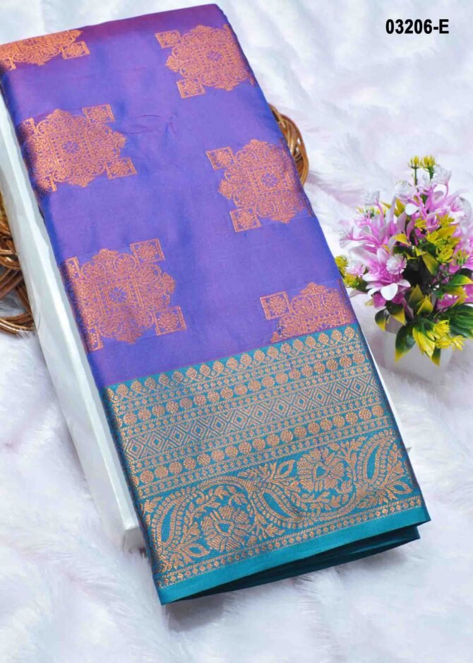 Ananya-03206-E  IndigoPurple Color Excellent Traditional Look Semi-Soft Silk Saree CM1186157 (LR1E)