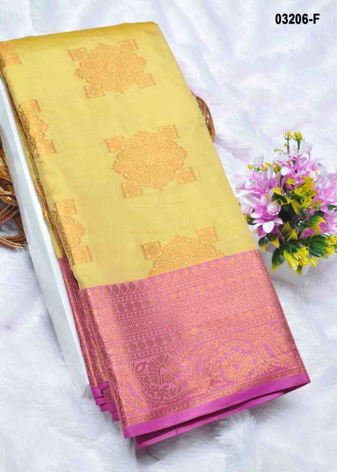 Ananya-03206-F  MariGoldYellow Color Excellent Traditional Look Semi-Soft Silk Saree CM1186157 (LR1E)