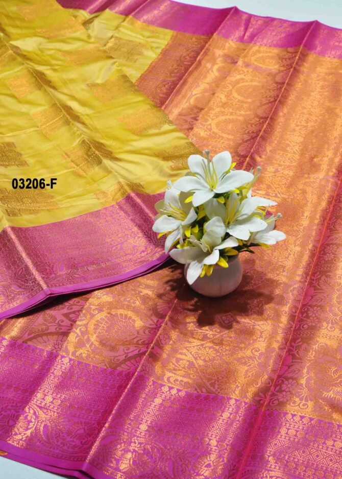 Ananya-03206-F  MariGoldYellow Color Excellent Traditional Look Semi-Soft Silk Saree CM1186157 (LR1E)