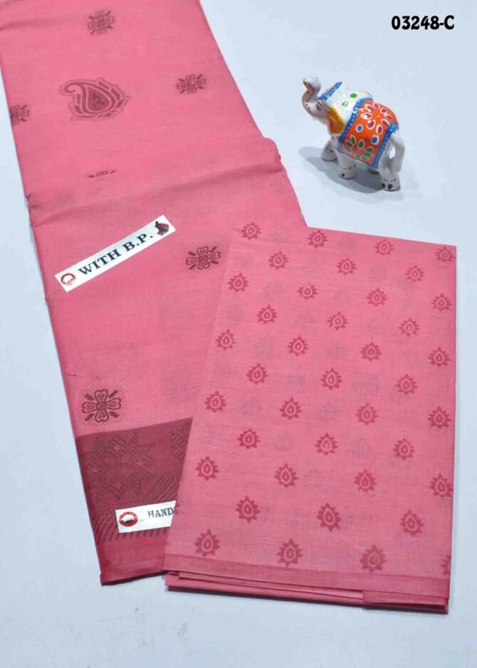 Geethavani -03248-C  Pink Color Summer Special Pure Cotton Saree CM1164657 (RR7D)