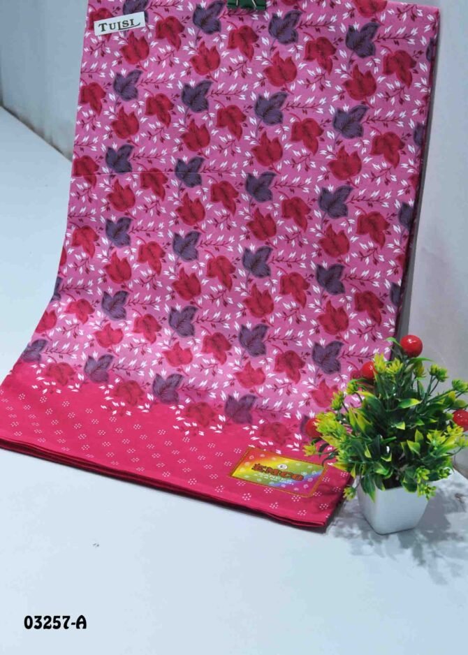 Kanishka -03257-A  FlamingoPink Color Summer Special Pure Cotton Saree CM1158533 (RR10C)