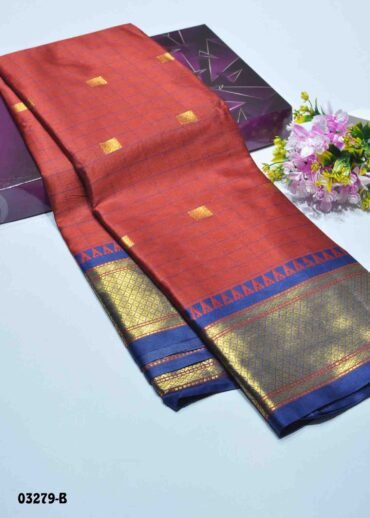 Shamini- 03279-B  Maroon Color Traditional Look Fancy Cotton Saree CM1162990 (RR11E)